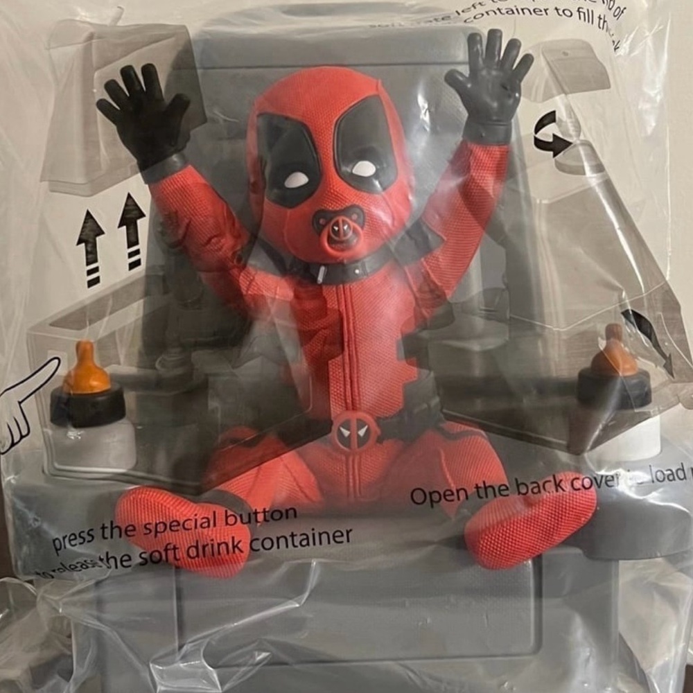 Deadpool Baby Car seat Popcorn Holder from Regal